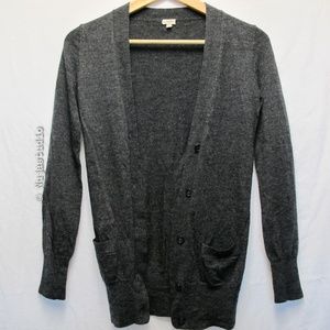 J Crew Slim Merino Wool Cardigan Sweater